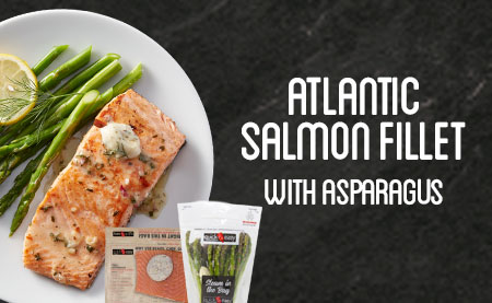 Atlantic Salmon Fillet with Asparagus