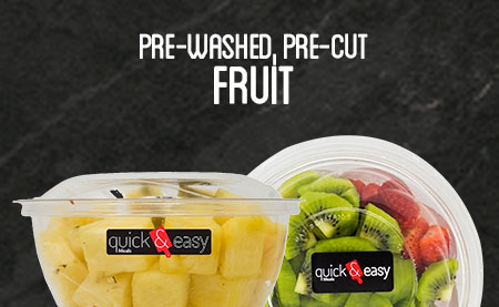 Pre-washed, Pre-cut Fruit